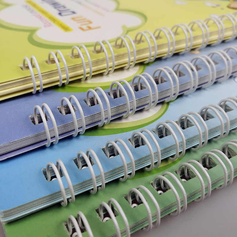 KalliBook - Set 4 Carti Caligrafie Reutilizabile - 2 x Stilou Magic + 16 x Rezerve Wonder Ink (PROMOTIE)
