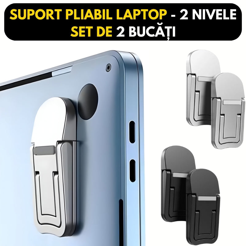 Set 2 Suporti pliabili pentru laptop