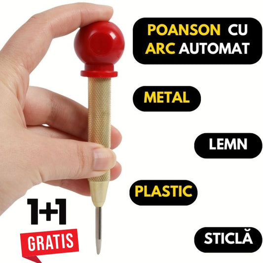 Poanson (punctator) cu arc automat