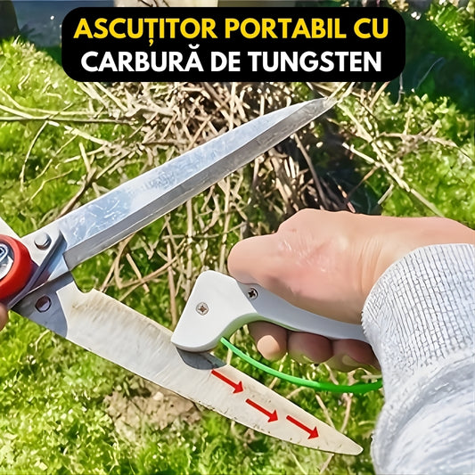 Ascuțitor portabil multifuncțional cu carbură de tungsten