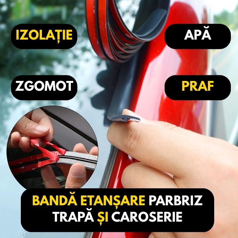 Bandă Auto de Etanșare pentru Parbriz sau Trapă