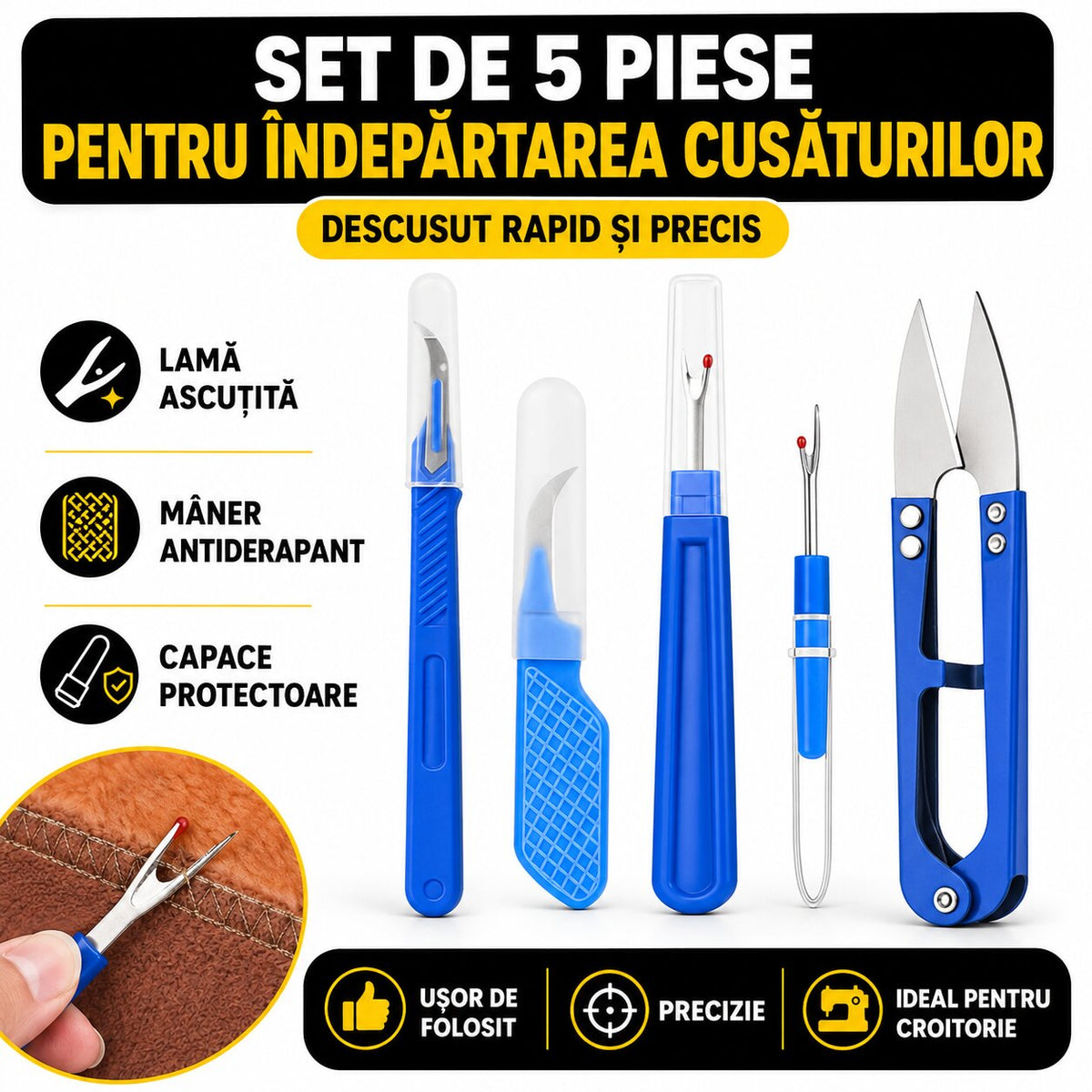 Set de 5 piese pentru croitorie
