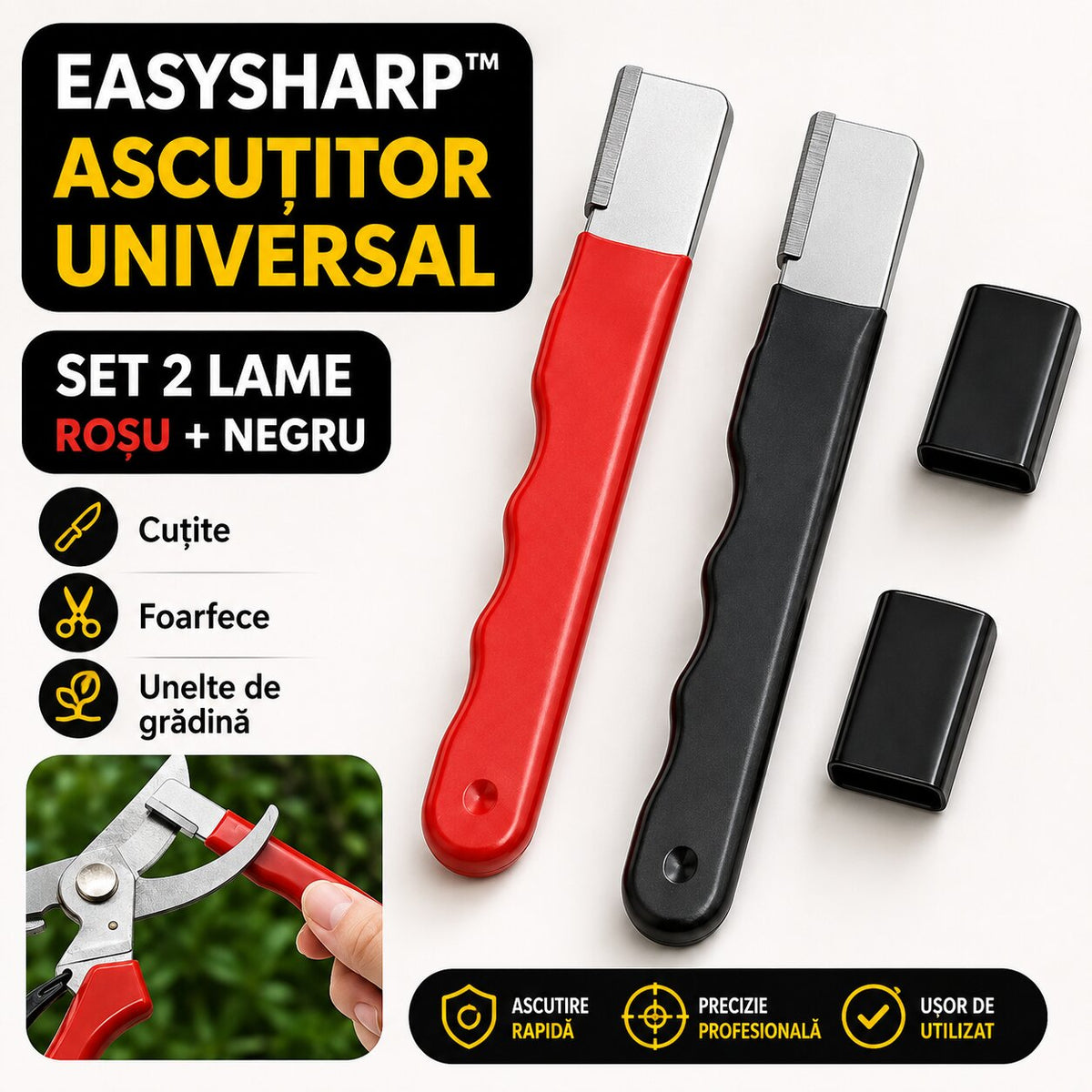 EasySharp™ – Ascuțitorul Universal - Set 2 bucăți